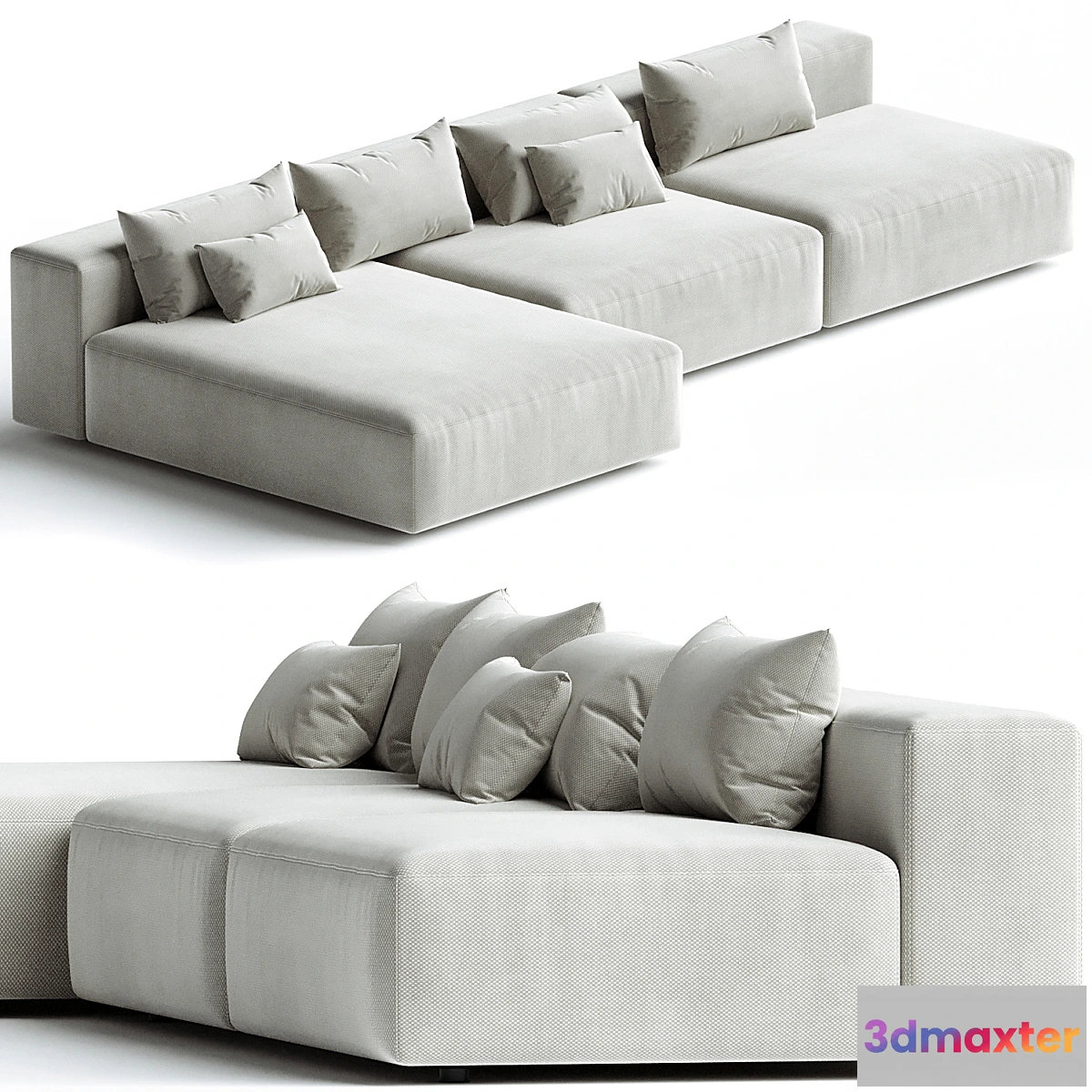 695208 - Eleonore 360x170cm modular sofa