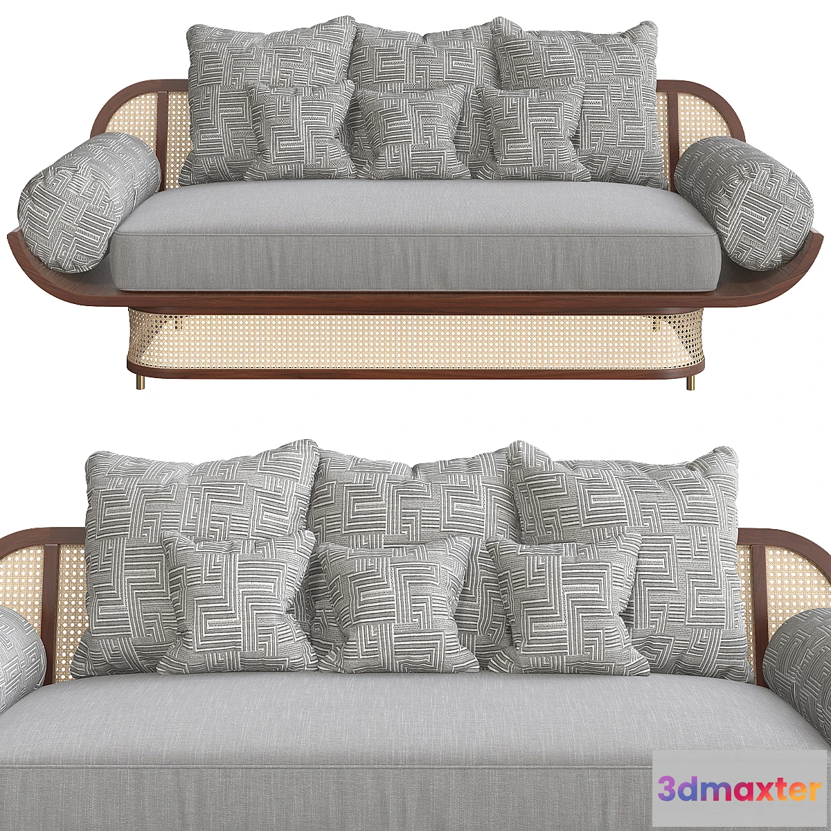 695252 - DOOQ MAJESTIC Rattan sofa