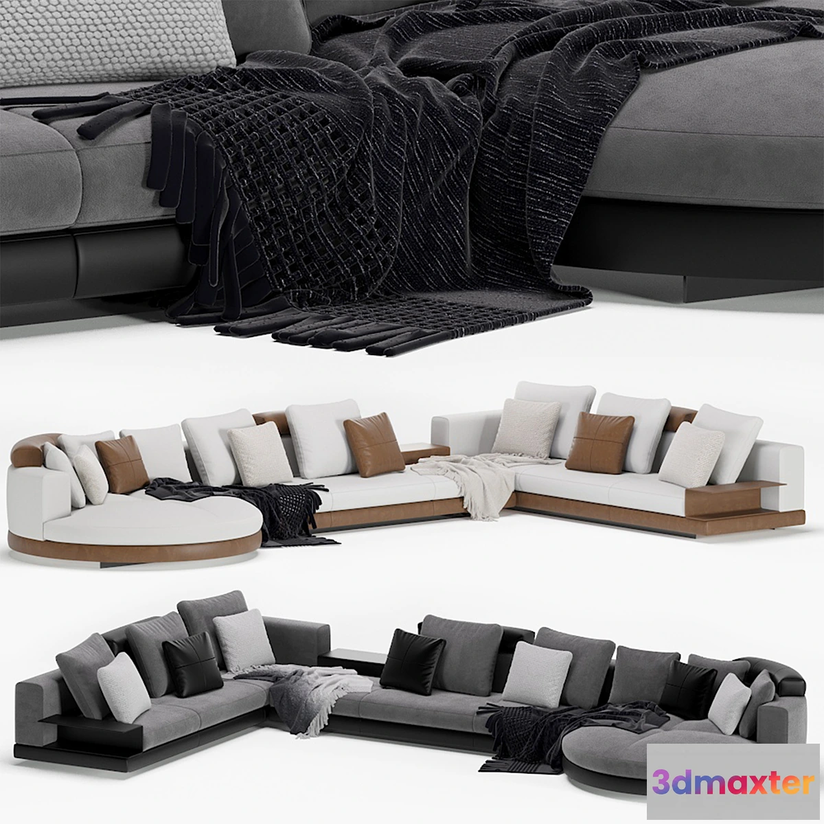 695342 - Minotti modular connery sofa