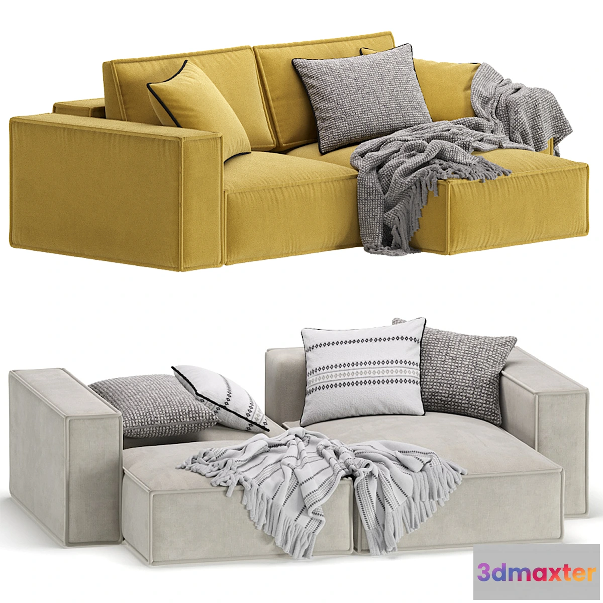 695426 - Corner Sofa Loft Ebi Happy Yellow