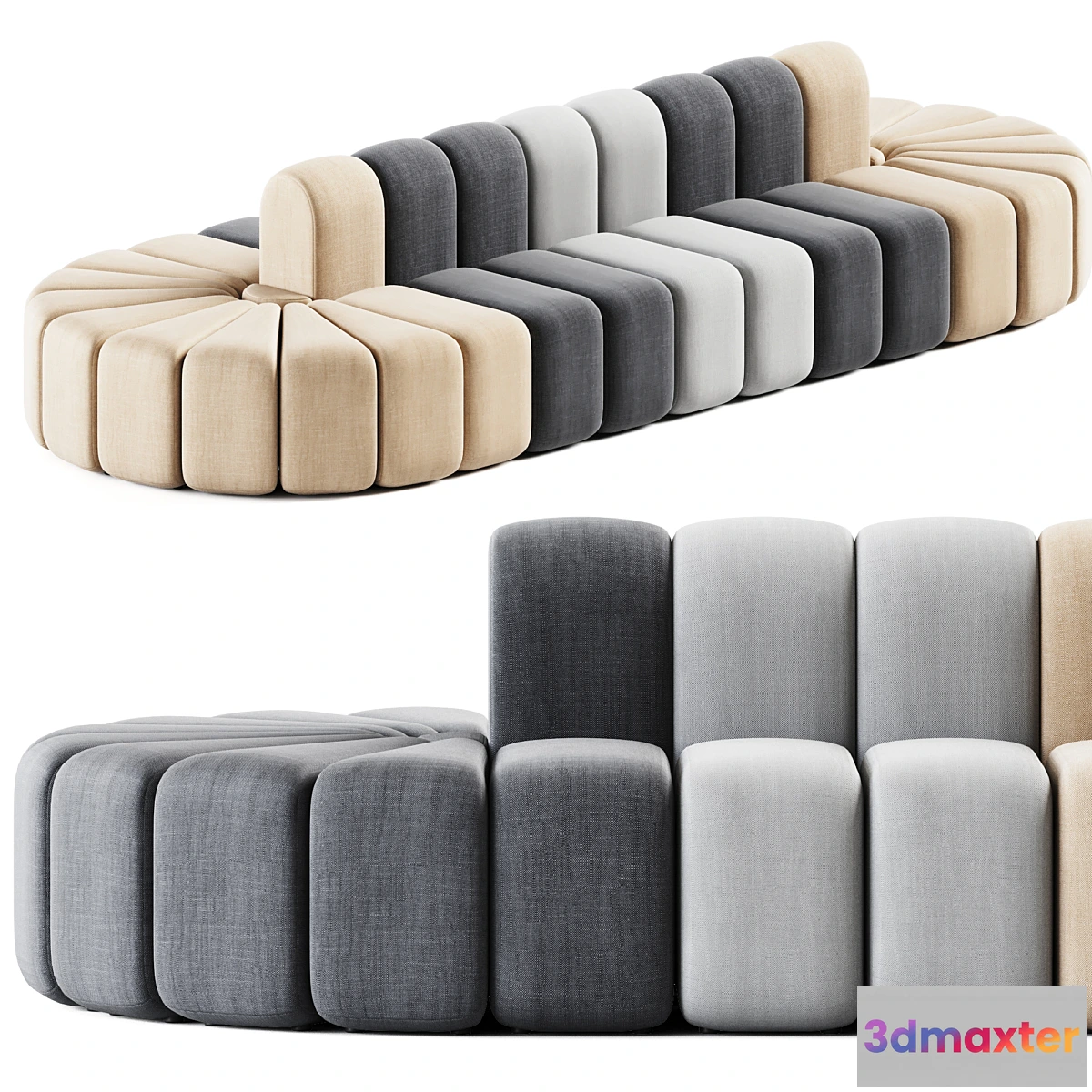 695530 - Modul Two-sided Sofa Bob by Bla Station _ Two-sided sofa