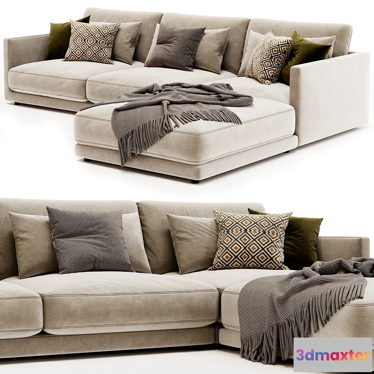 695876 - Poliform Bristol with Ottoman