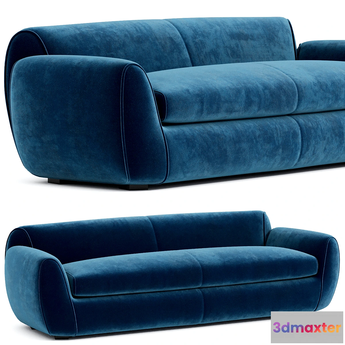 695960 - EPÒNIMO Sofa aus Samt mit abnehmbarem Bezug