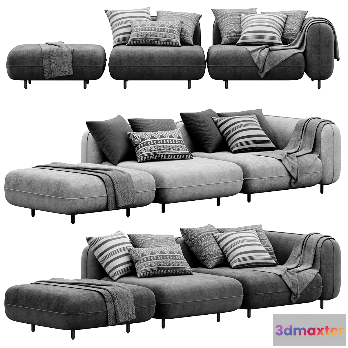 696006 - Delavega modular sofa DP1 DP2 DP4 - No.2