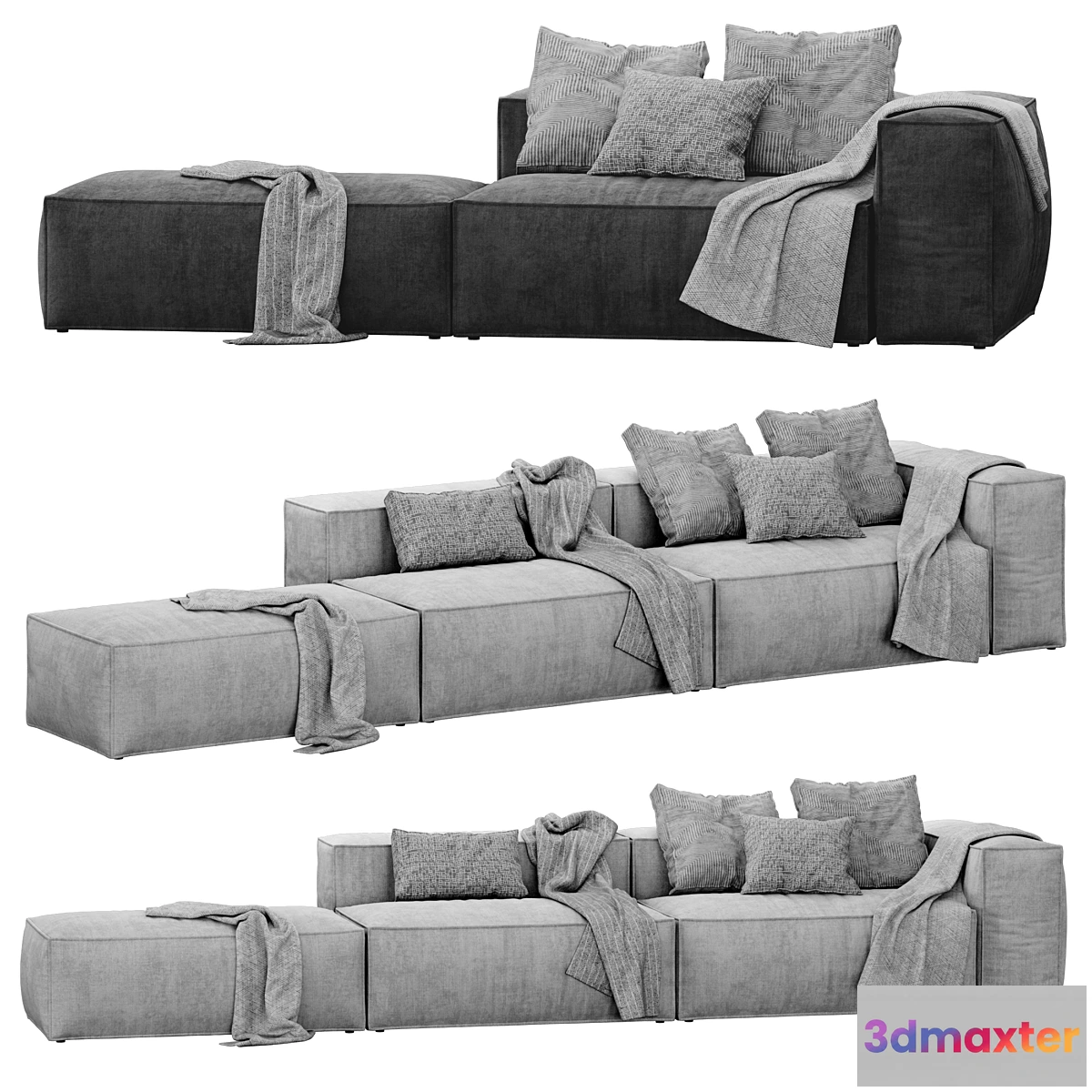 696070 - COSIMA modular 3units and 2units sofa by bolia