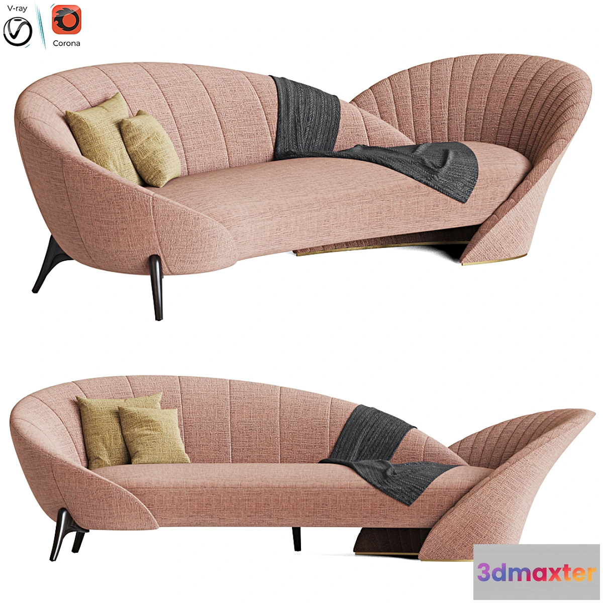 696096 - Presence Curved Sofa Visionnaire - No.2