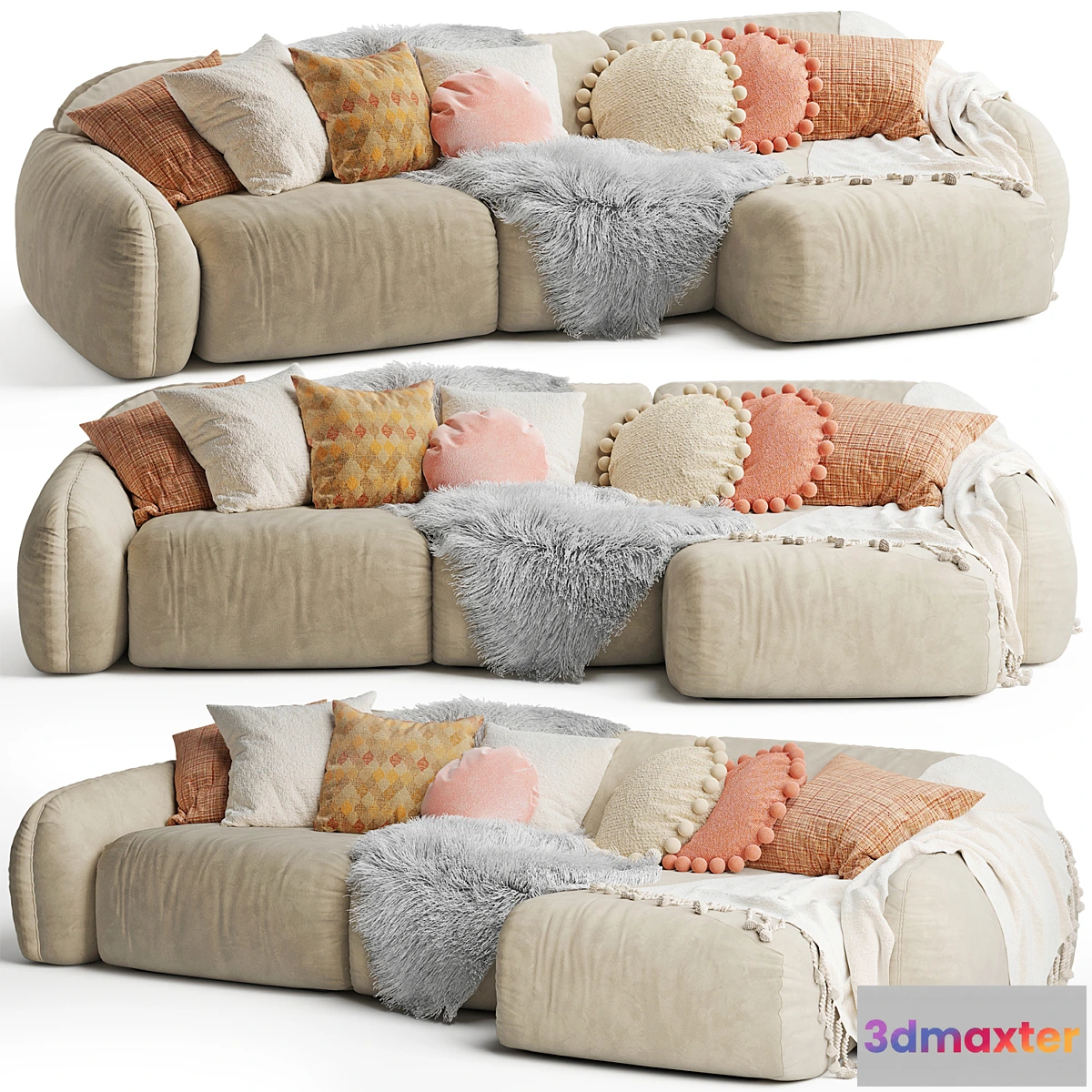 696226 - Busnelli PIUMOTTO Sofa Chaise