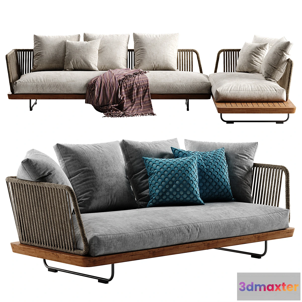 696238 - Minotti Sunray sofa set 1 - No.2