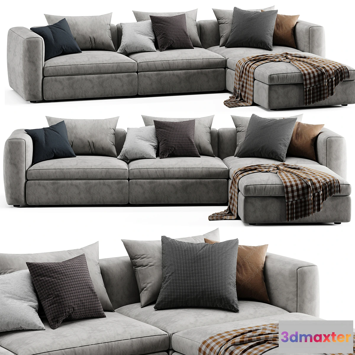 696270 - Poliform Dune Chaise Longue Sofa - No.2