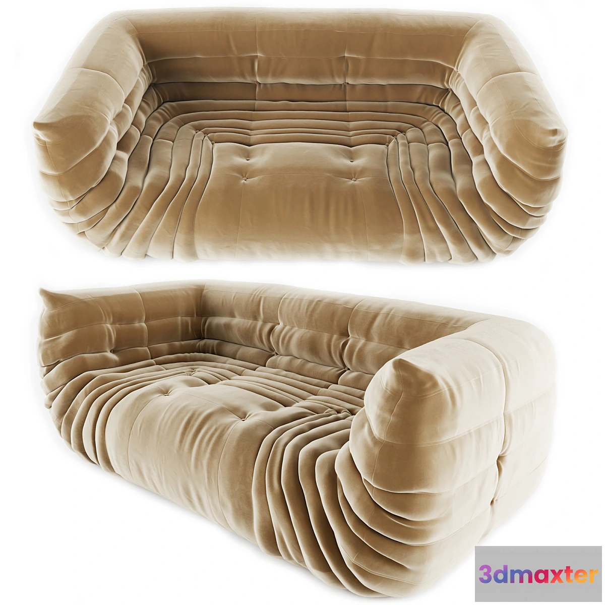 696282 - Ligne Roset. Togo medium settee