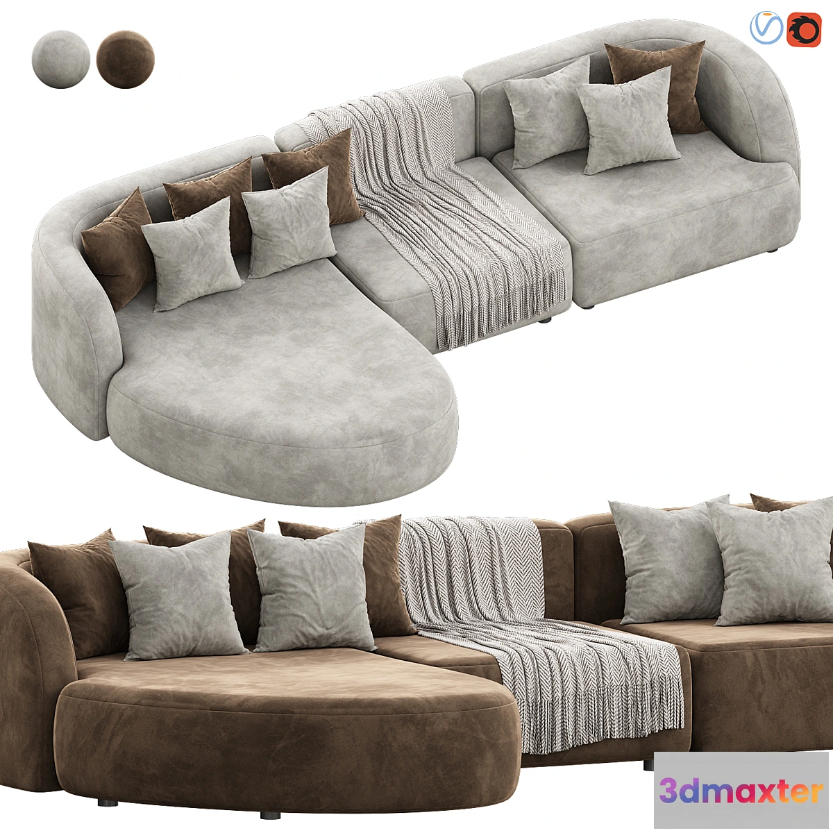 696506 - Medusa Sofa by Sanskriet