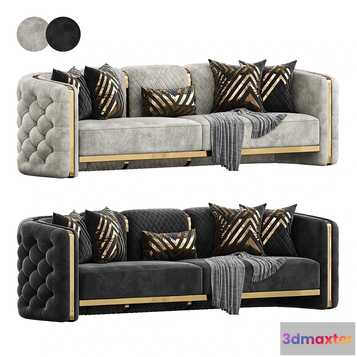 696544 - Viktorya Sofa by Evgor Luxury