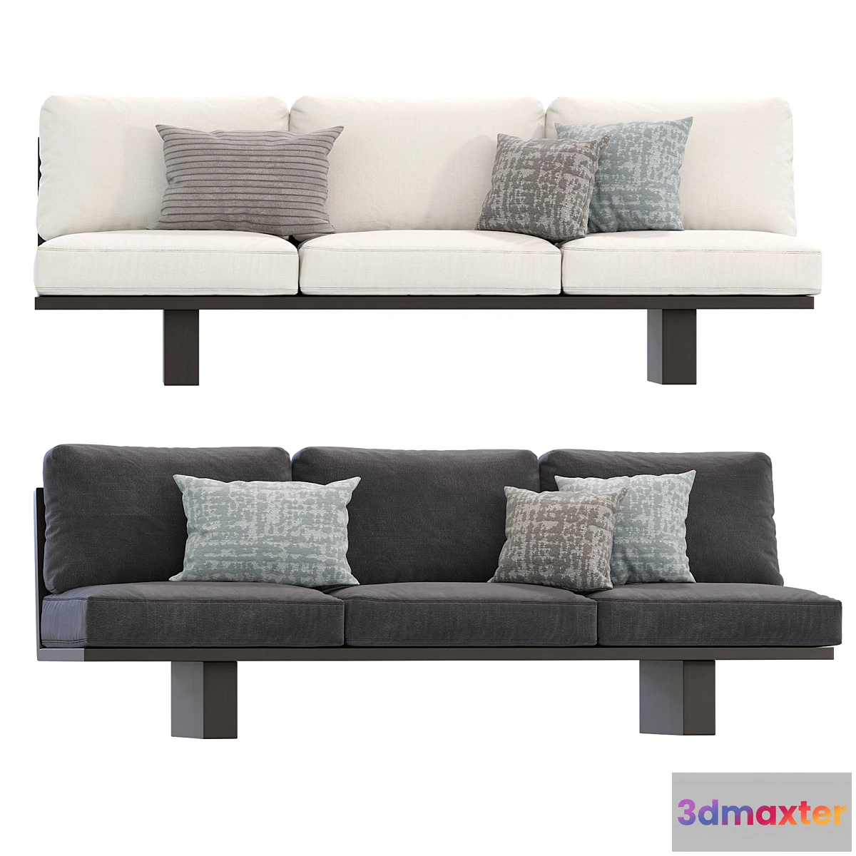 696602 - Suelo Outdoor Armless Sofa