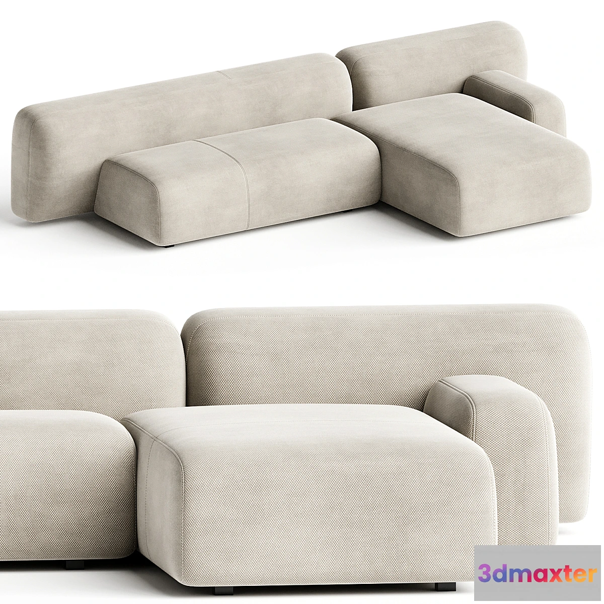 696630 - Suiseki Sofa cod SUI13DX composition