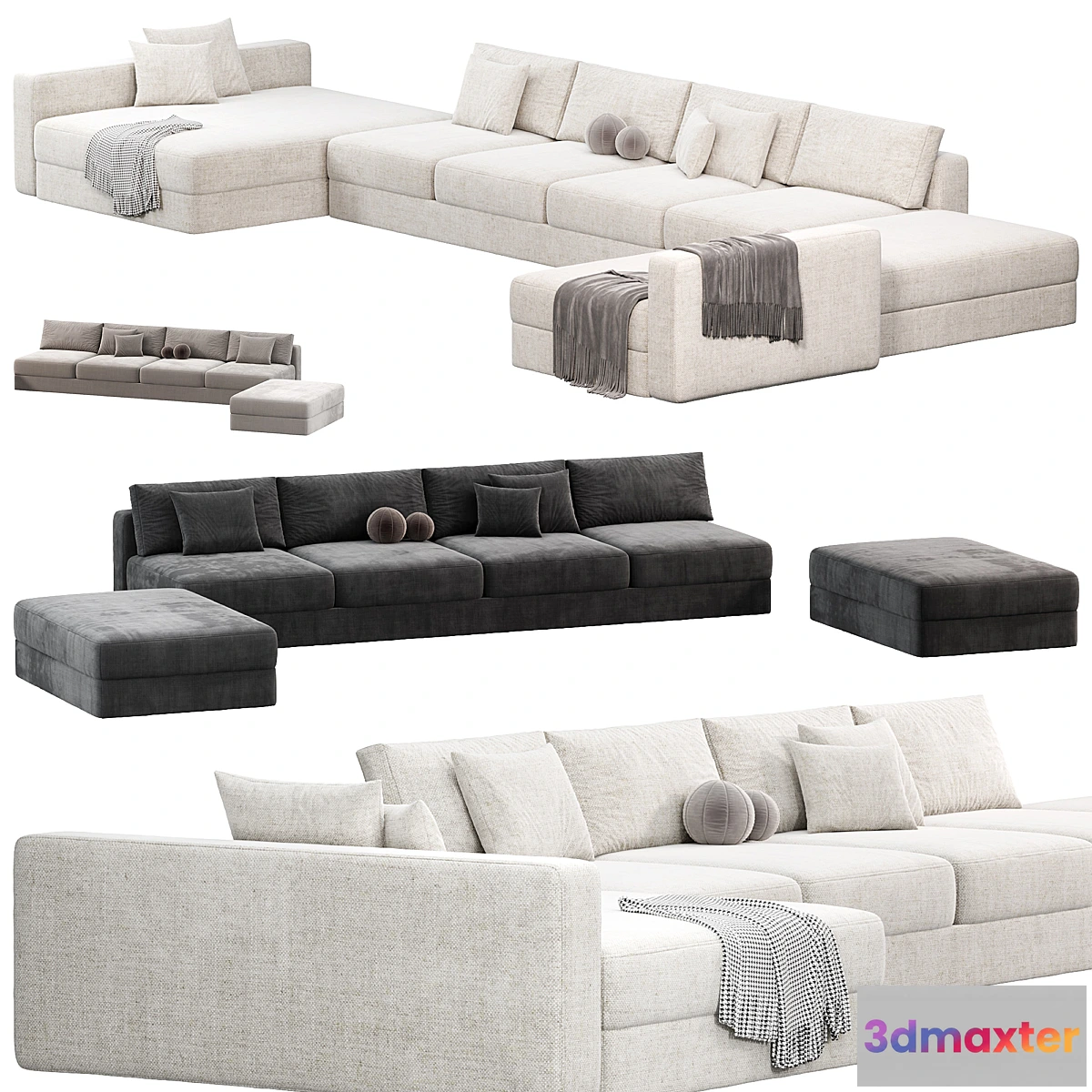 696652 - HAROLD Sofa by Meridiani sofas
