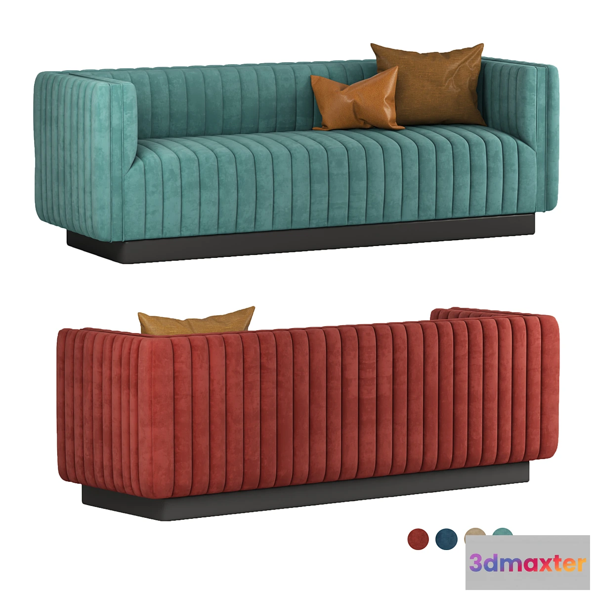 696718 - Conjure Tufted Velvet Sofa in Emerald