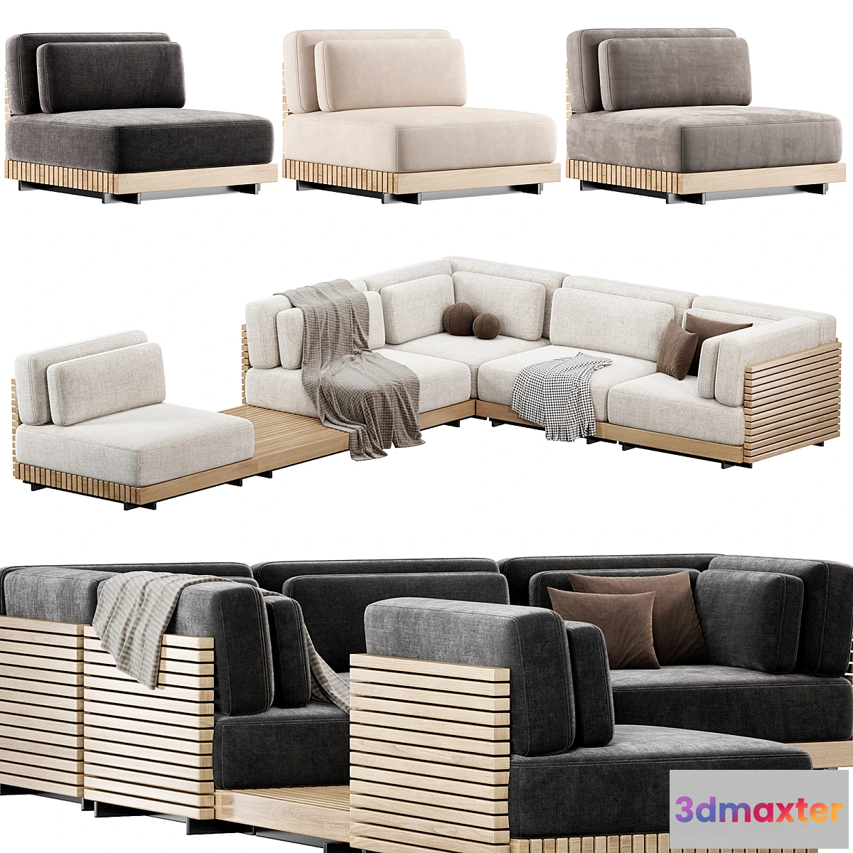 696726 - The Caicos Outdoor Sofa by design-milk Modular sofa