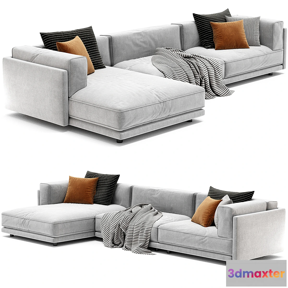 696740 - Sunday Sofa With Chaise From Blu Dot
