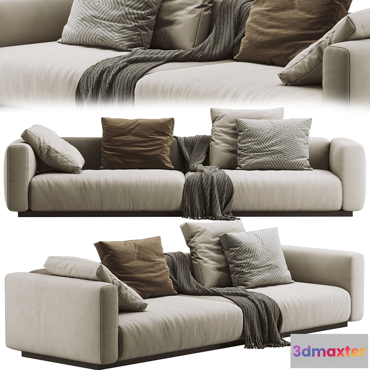 696802 - Flexform Lario Sofa 3 seats