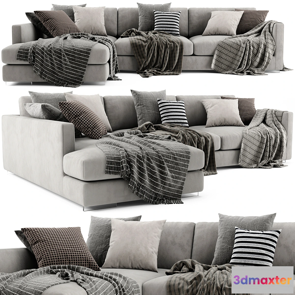 696814 - Flexform Magnum Chaise Longue Sofa 2