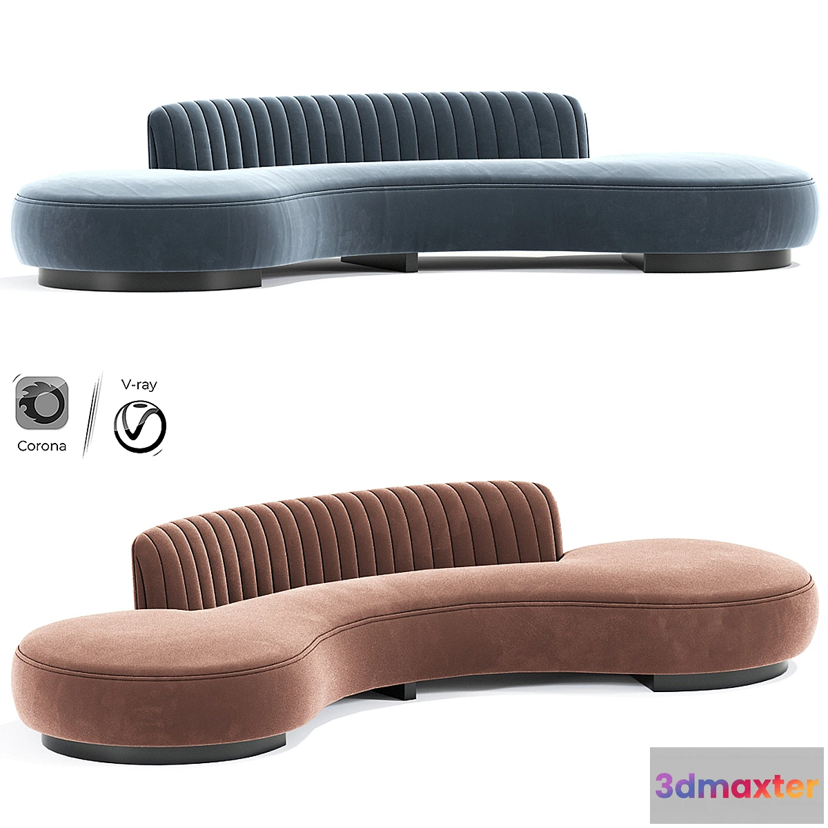 696886 - Lounge Curved Sofa