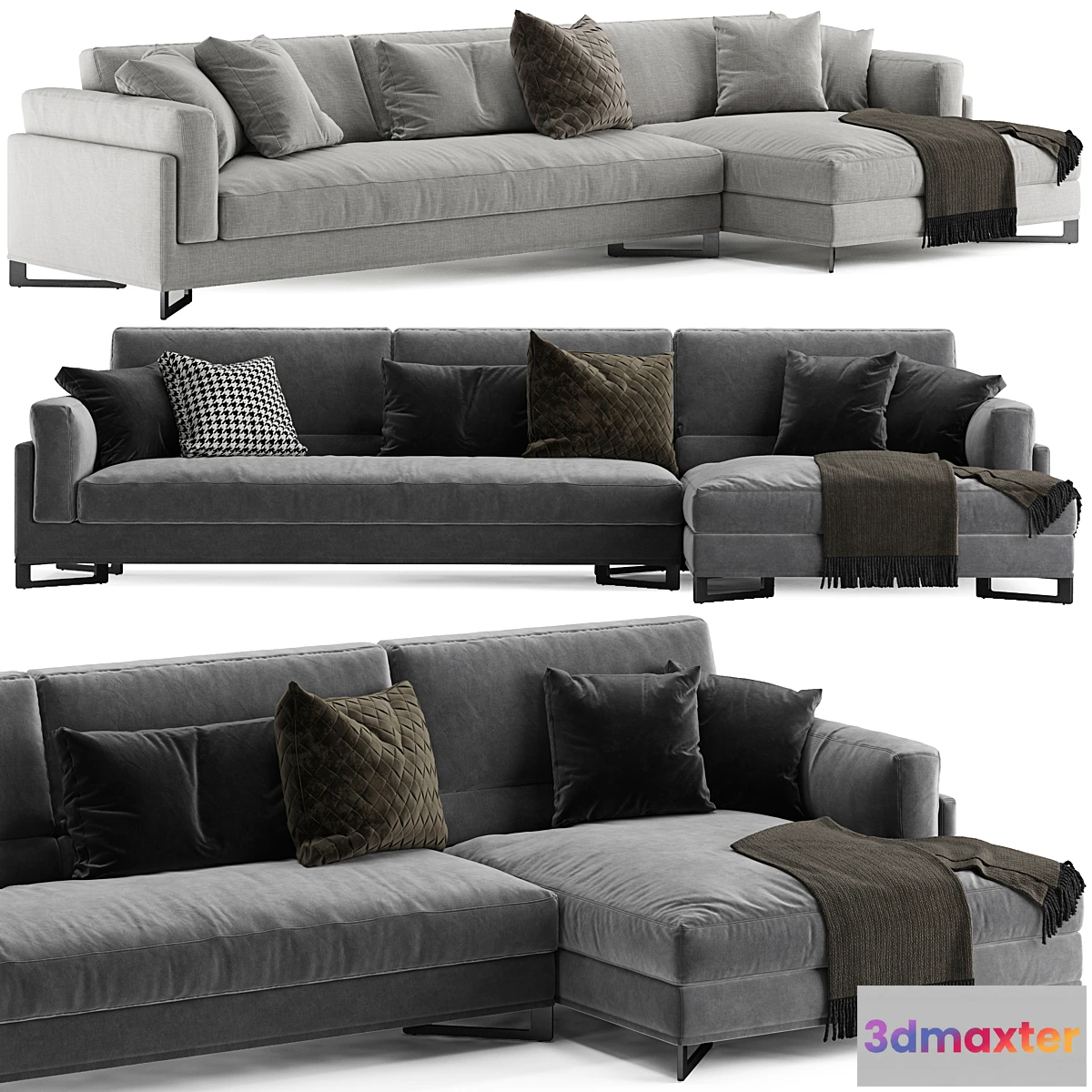 723894 - DAVIS IN L sofa by Frigerio Salotti - No.2