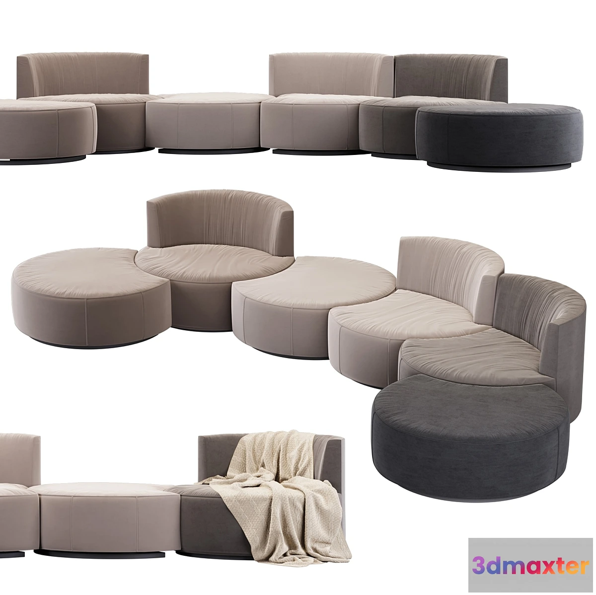 724264 - Modular sofa Mussi Italy Sedutalonga - No.2