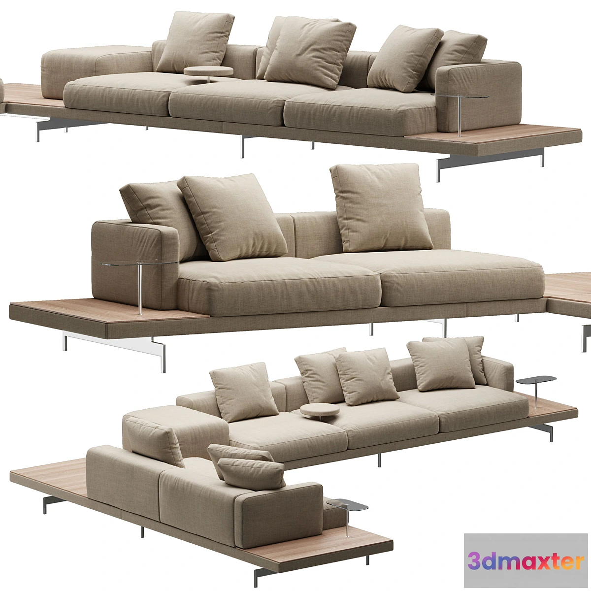 724300 - Sofa B & B italia Dock model 1 - No.2