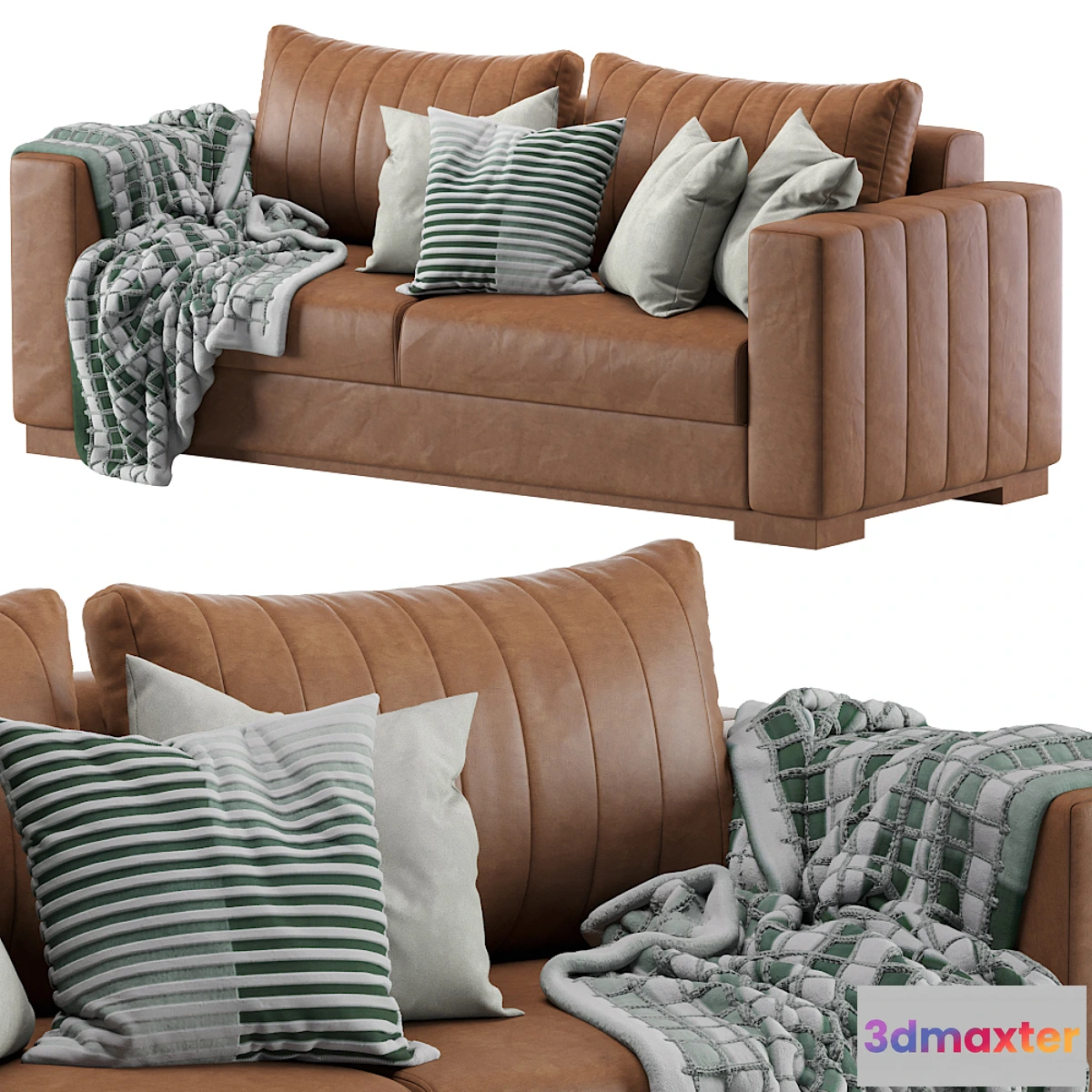 724784 - Modern leather sofa - No.2