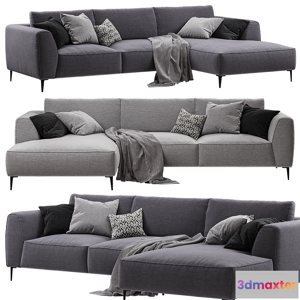 724858 - Chateau dAx - Dudy (Corner fabric sofa) - No.2