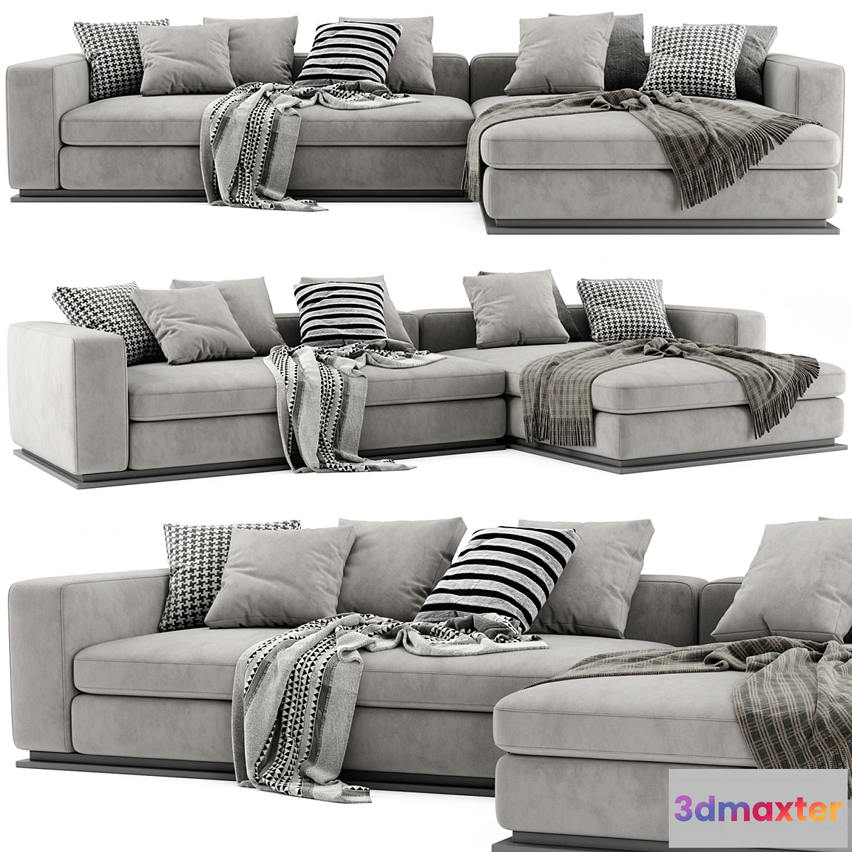 725032 - Minotti Leonard Chaise Longue Sofa - No.2