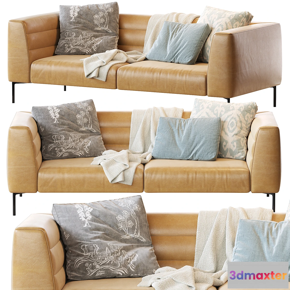 741901 - Sofa BOTERO Zanotta Leather - No.2