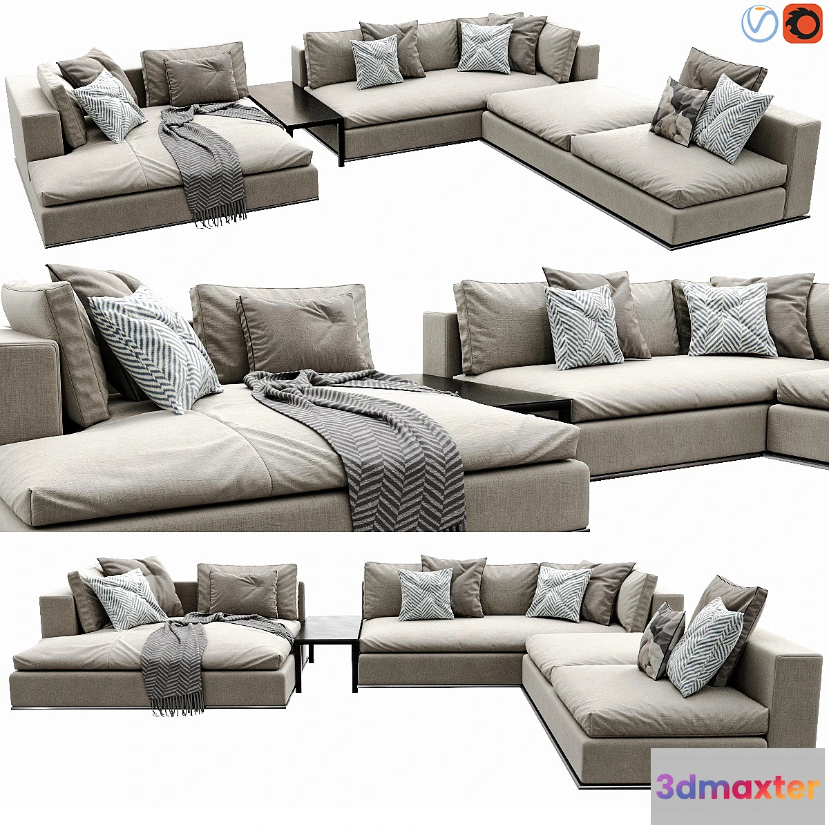 742135 - Minotti Hamilton Arrangement 07 - No.2