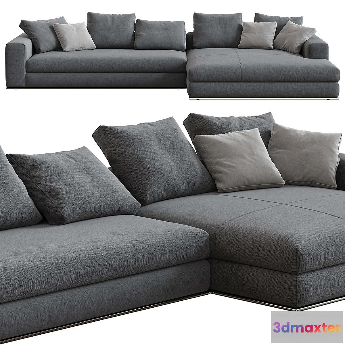 761979 - Minotti Hamilton Sofa Chaise Longue - No.3