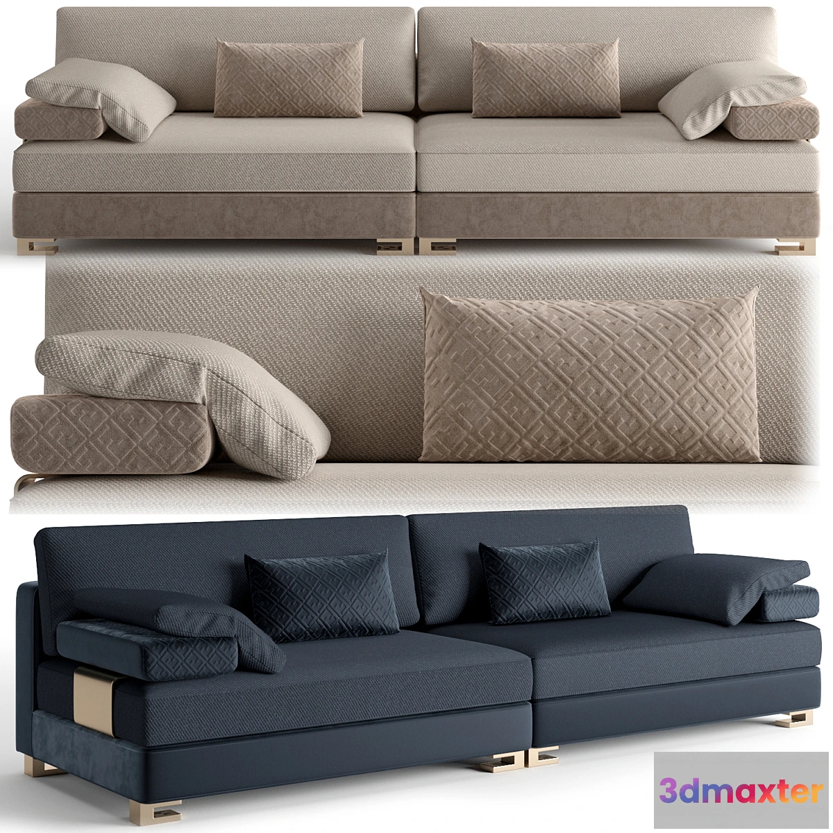 762399 - Fendi Casa Moore Sofa