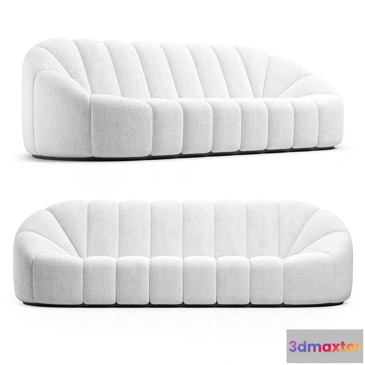 762477 - Alpha Sofa 3 seater _ Pierre Paulin