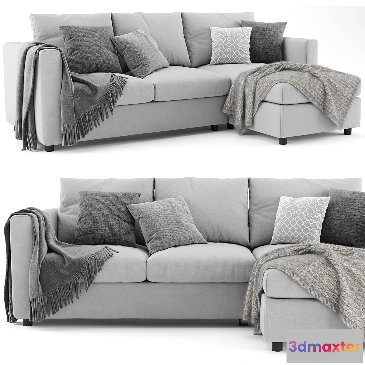 762495 - Ikea Finnala Chaise Longue Sofa