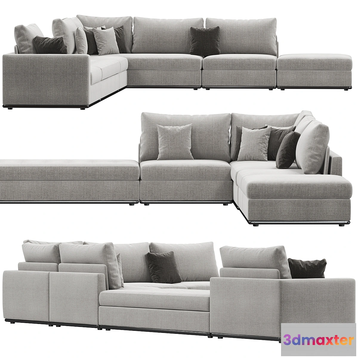 762521 - Modular sofa Giulio Marelli Oliver