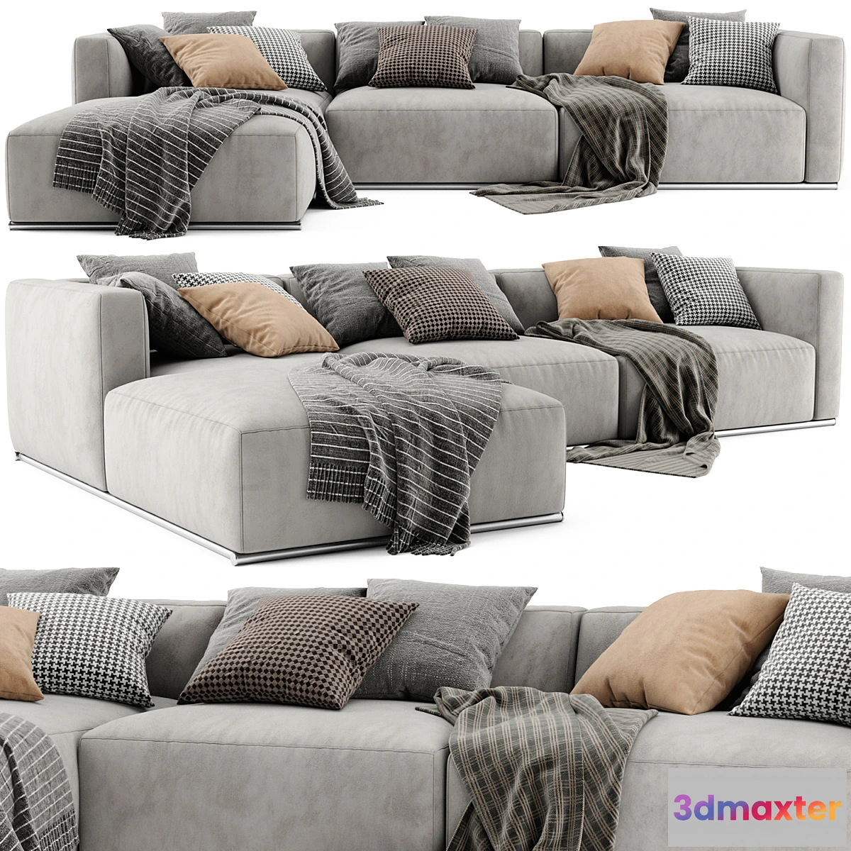 762577 - Poliform Shangai Chaise Longue Sofa 2