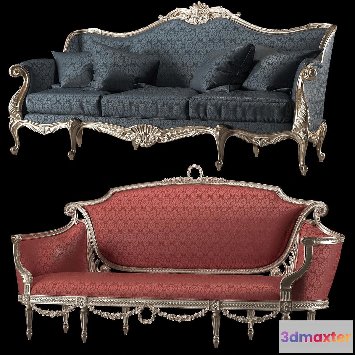 762611 - kosovart rococo sofa - No.2
