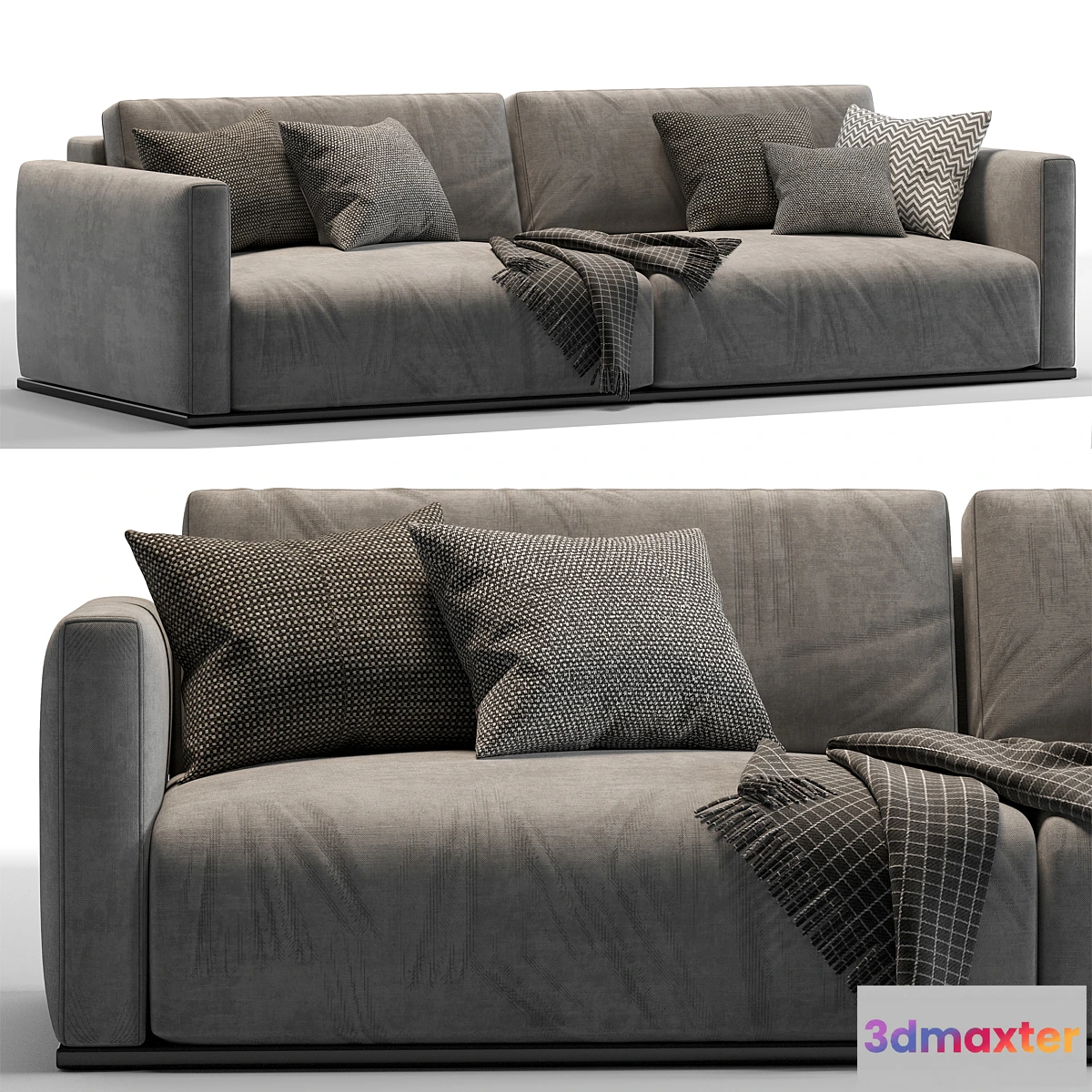 762615 - Minotti Torri 2 seat sofa - No.3