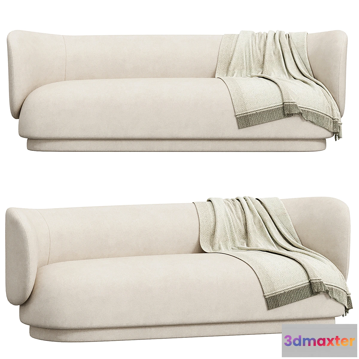 762671 - Rico 3 Seater Sofa Brushed - No.2