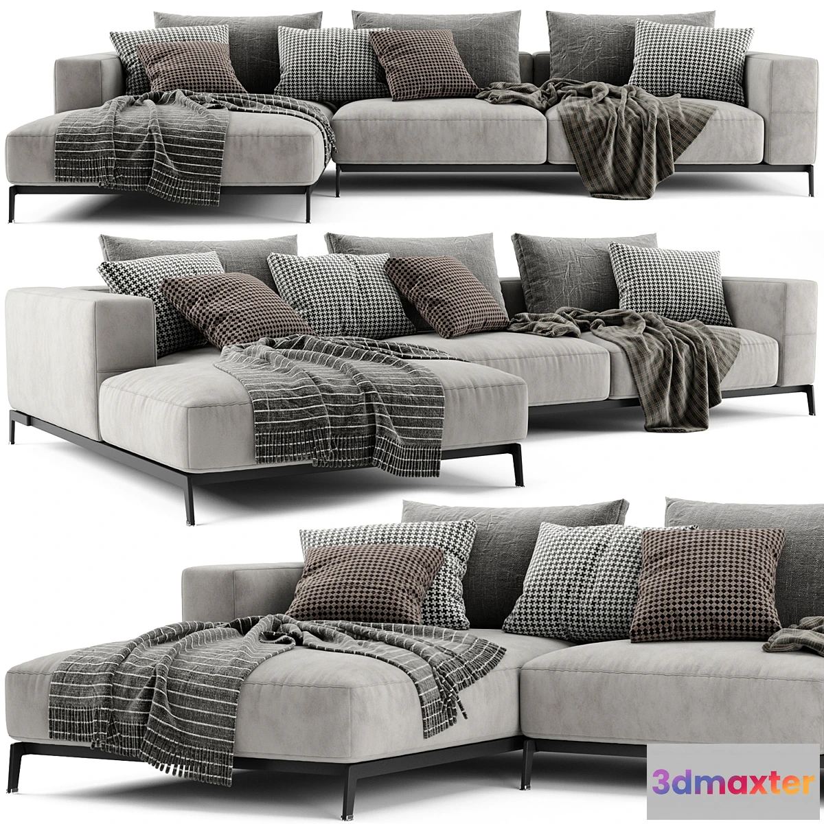 762859 - Flexform Ettore Chaise Longue Sofa 2 - No.2