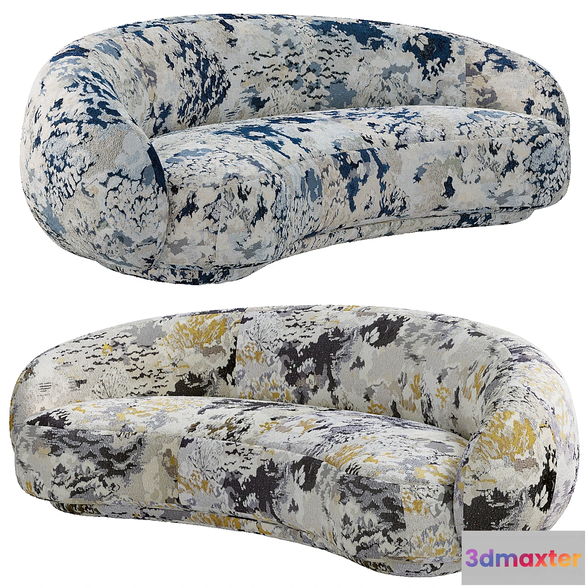 762997 - Tacchini Julep sofa custom by Metaphores blue - No.2