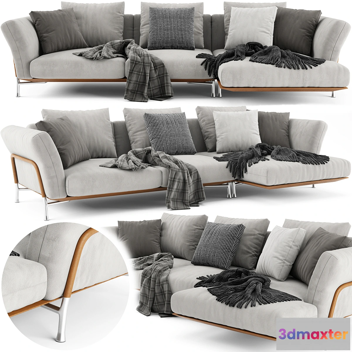 763233 - Flexform Ambroeus Chaise Longue - No.2