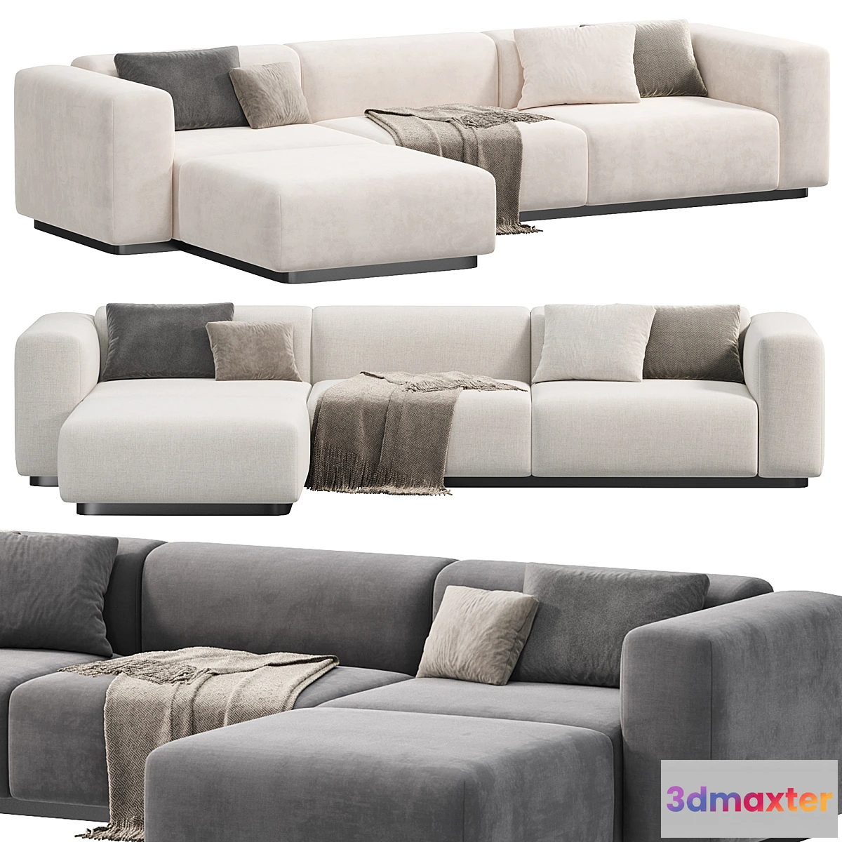 763285 - Soft Modular Sofa by Vitra 2 sofas - No.2
