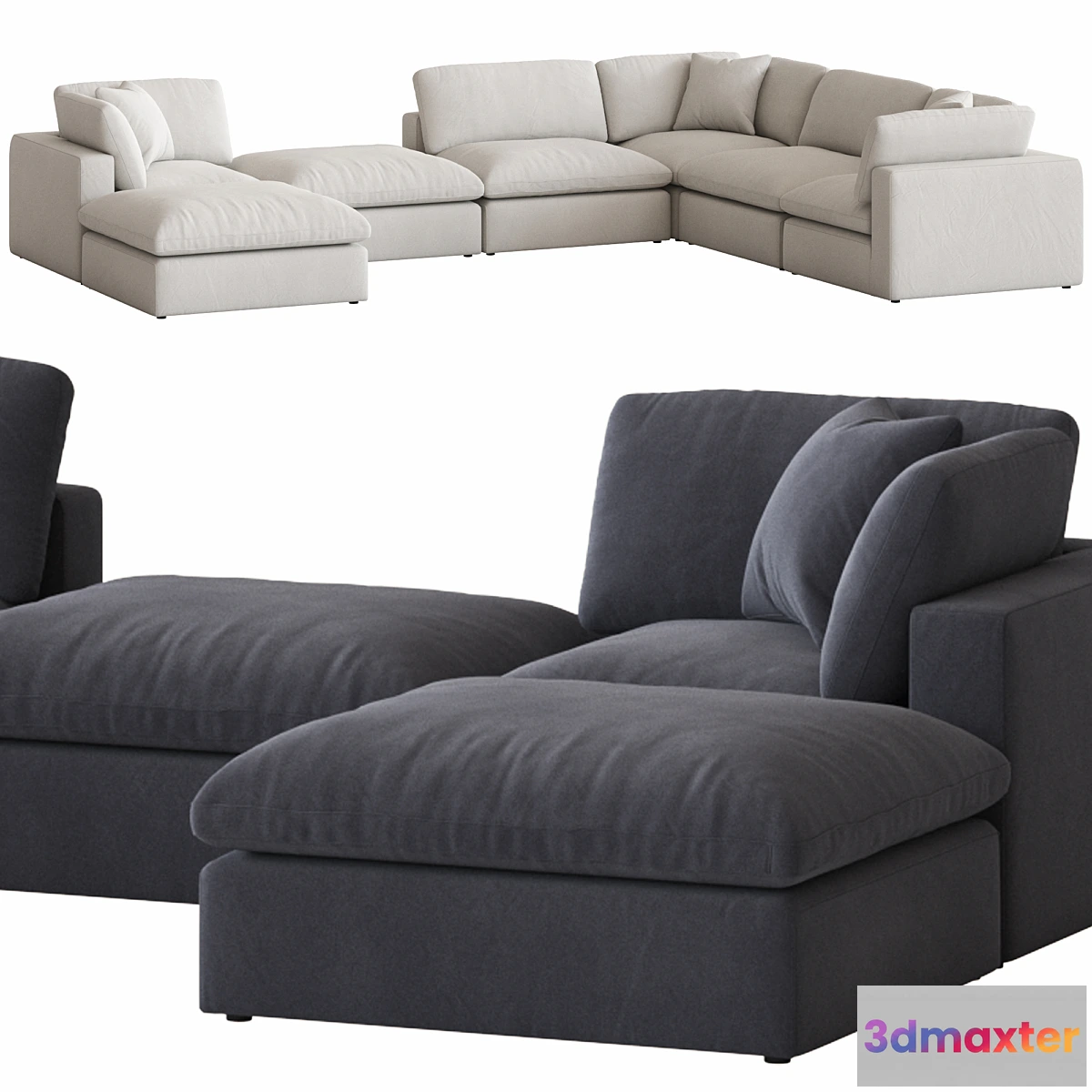763415 - Coco Republic Dune Modular Sofa - No.2
