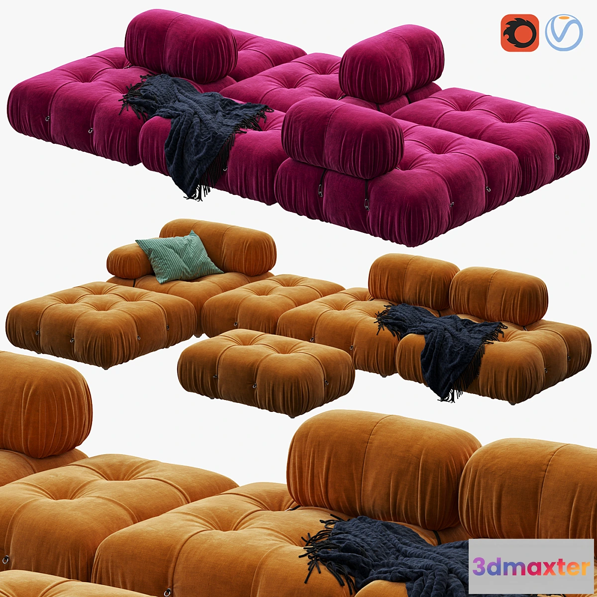 763467 - Camaleonda Sofa by B&b Italia - No.4