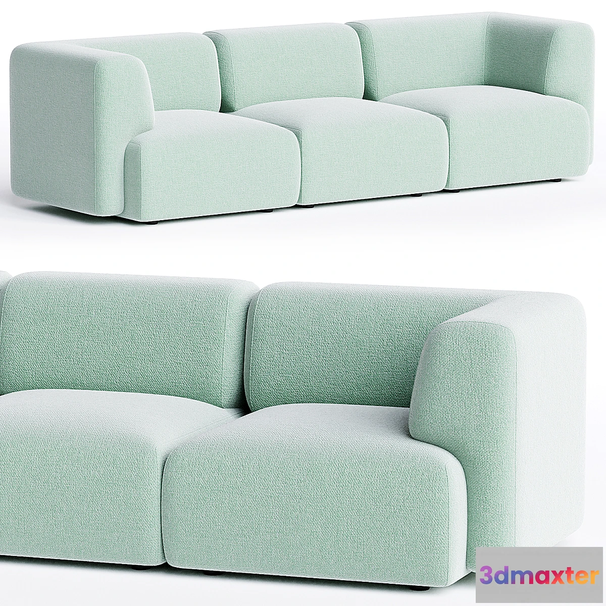 763521 - DUO MINI 3 seater sofa By Sancal - No.2