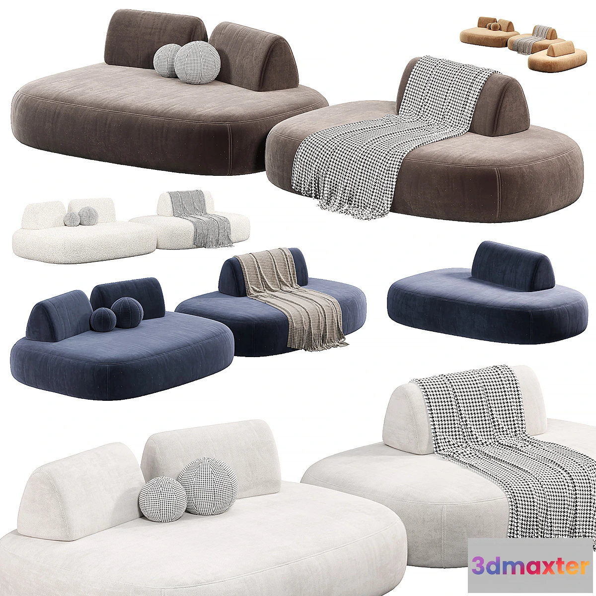 763707 - Telen Ligne Roset Divanetto sofa by miliashop sofas - No.2